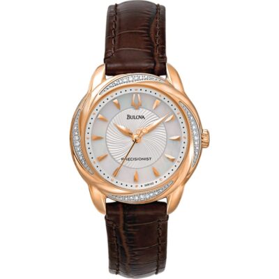 Đồng hồ Bulova 30mm Nữ 98R152 chính hãng Ảnh sản phẩm Bulova 30mm Nữ 98R152