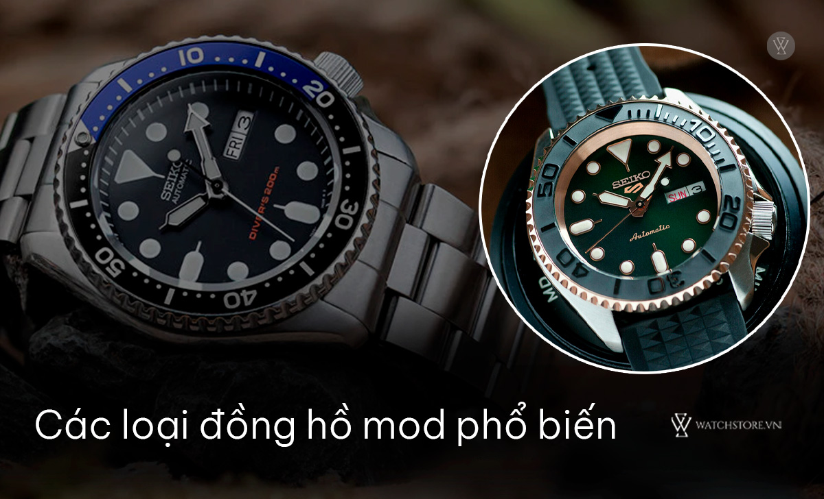 Đồng hồ mod là gì? Cách mod đồng hồ đúng kỹ thuật 4 các loại đồng hồ mod phổ biến