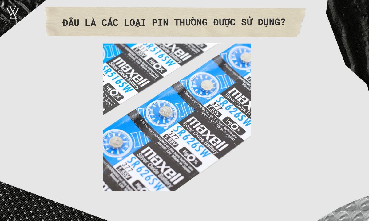 Cách thay pin đồng hồ Casio cực kỳ đơn giản tại nhà 2 Các loại pin đồng hồ Casio thường được sử dụng là