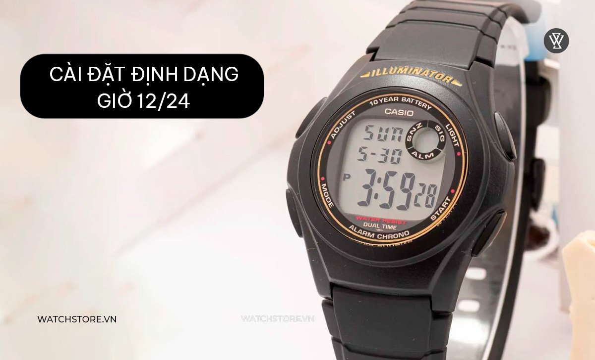 Cách chỉnh giờ, ngày, báo thức đồng hồ điện tử trẻ em 4 nút 6 cài 12 24 giờ đồng hồ điện tử 4 nút