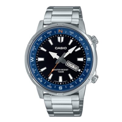 Đồng hồ Casio 44mm Nam MTD-130D-1A2VDF chính hãng Ảnh sản phẩm Casio 44mm Nam MTD-130D-1A2VDF