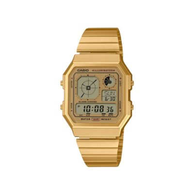 Đồng hồ Casio 33.9mm Unisex A130WEG-9ADF chính hãng Ảnh sản phẩm Casio 33.9mm Unisex A130WEG-9ADF