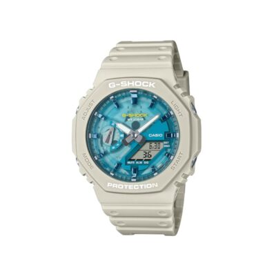 Đồng hồ Casio 48.5x45.4mm Nam GA-2100AS-5ADR chính hãng Ảnh sản phẩm Casio 48.5x45.4mm Nam GA-2100AS-5ADR