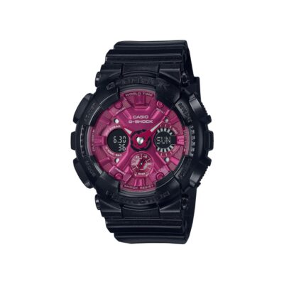 Đồng hồ Casio 46mm Nữ GMA-S120RB-1ADR chính hãng Ảnh sản phẩm Casio 46mm Nữ GMA-S120RB-1ADR