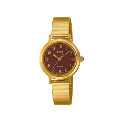 Casio 28 mm Nữ LTP-B170G-5BVDF chính hãng Casio 28 mm Nữ LTP-B170G-5BVDF