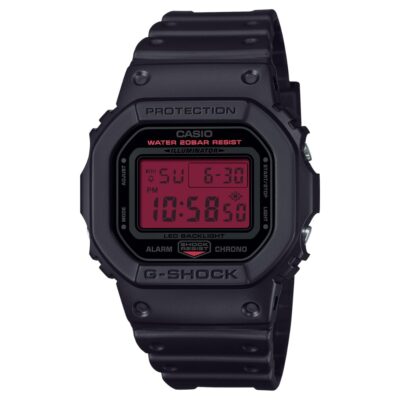 Casio 48.9x42.8x13.4mm Nam DW-5600BBR-1DR chính hãng Casio 48.9x42.8x13.4mm Nam DW-5600BBR-1DR