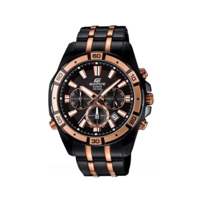 Đồng hồ Casio 46mm Nam EFR-534BKG-1AVDF chính hãng Ảnh sản phẩm Casio 46mm Nam EFR-534BKG-1AVDF