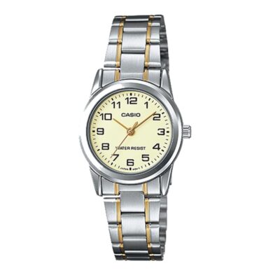 Casio 25mm Nữ LTP-V001SG-9BUDF chính hãng Casio 25mm Nữ LTP-V001SG-9BUDF