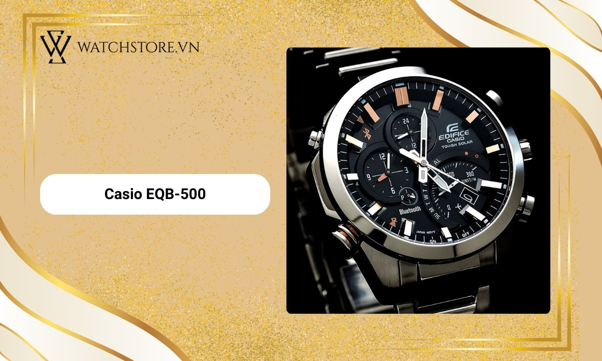 Sơ bộ lịch sử thương hiệu Casio thập niên 2010 - 2020 3 Casio EQB-500 - đồng hồ kim bluetooth