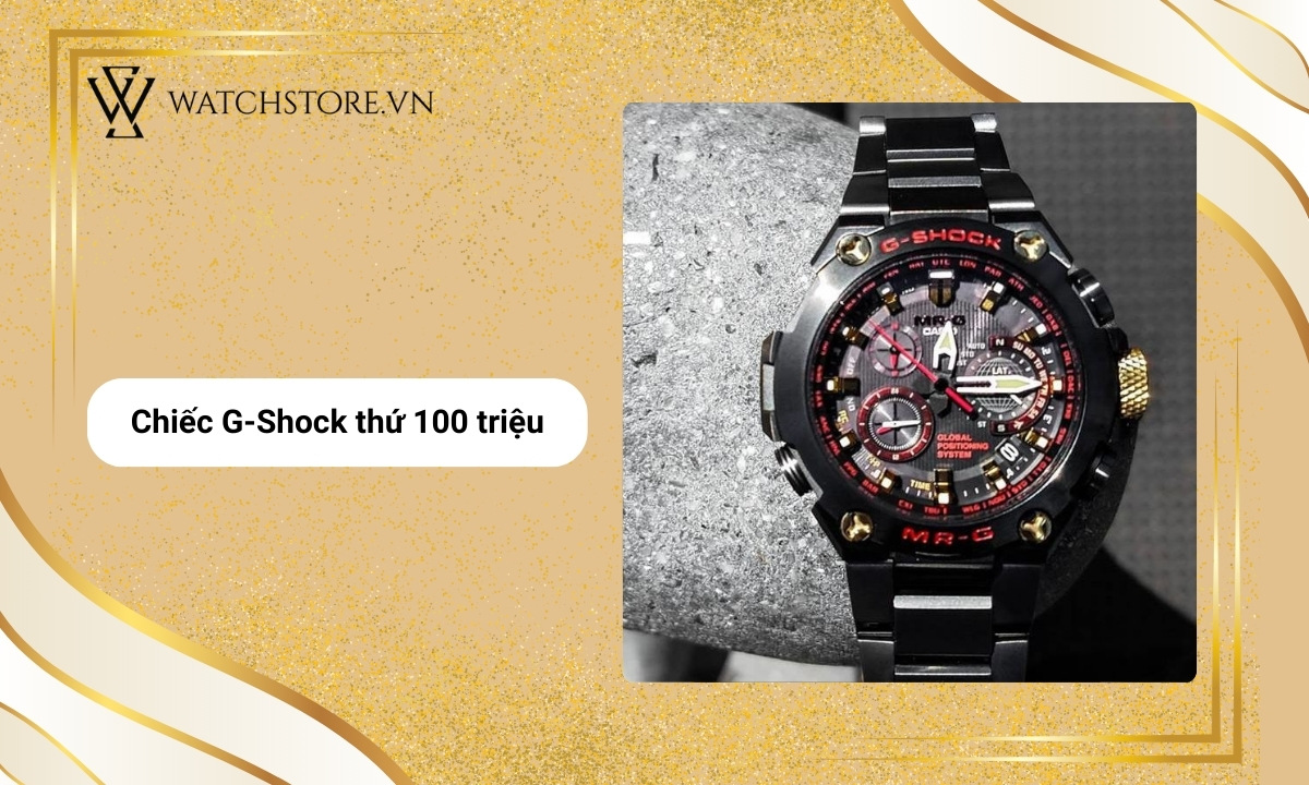 Sơ bộ lịch sử thương hiệu Casio thập niên 2010 - 2020 7 Chiếc đồng hồ thứ 100 triệu nhà Casio