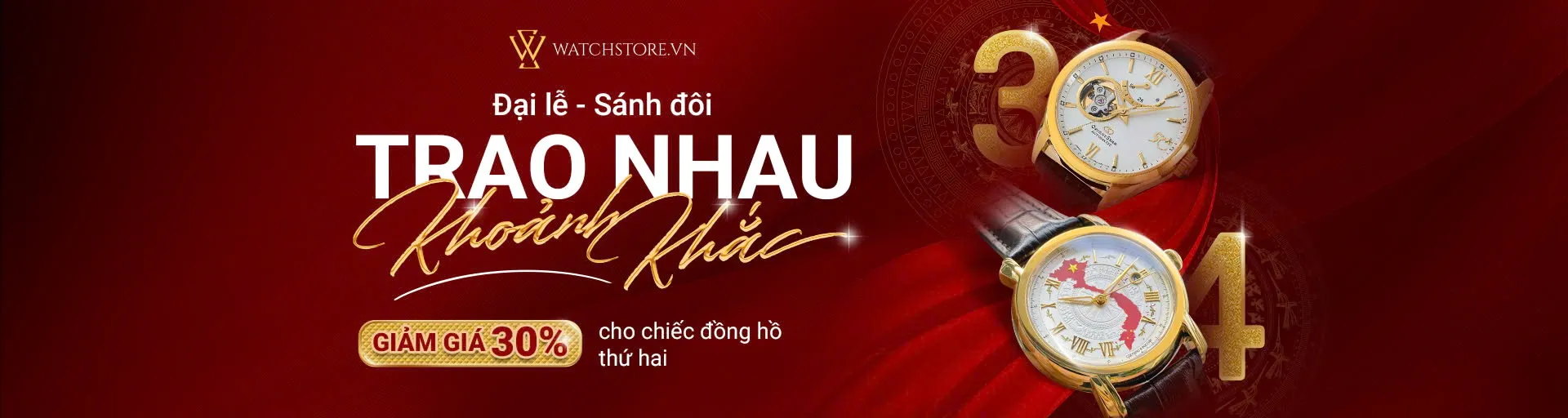 WatchStore.vn - Đồng Hồ Chính Hãng 7 dai le sanh doi cho chiec dong ho thu 2