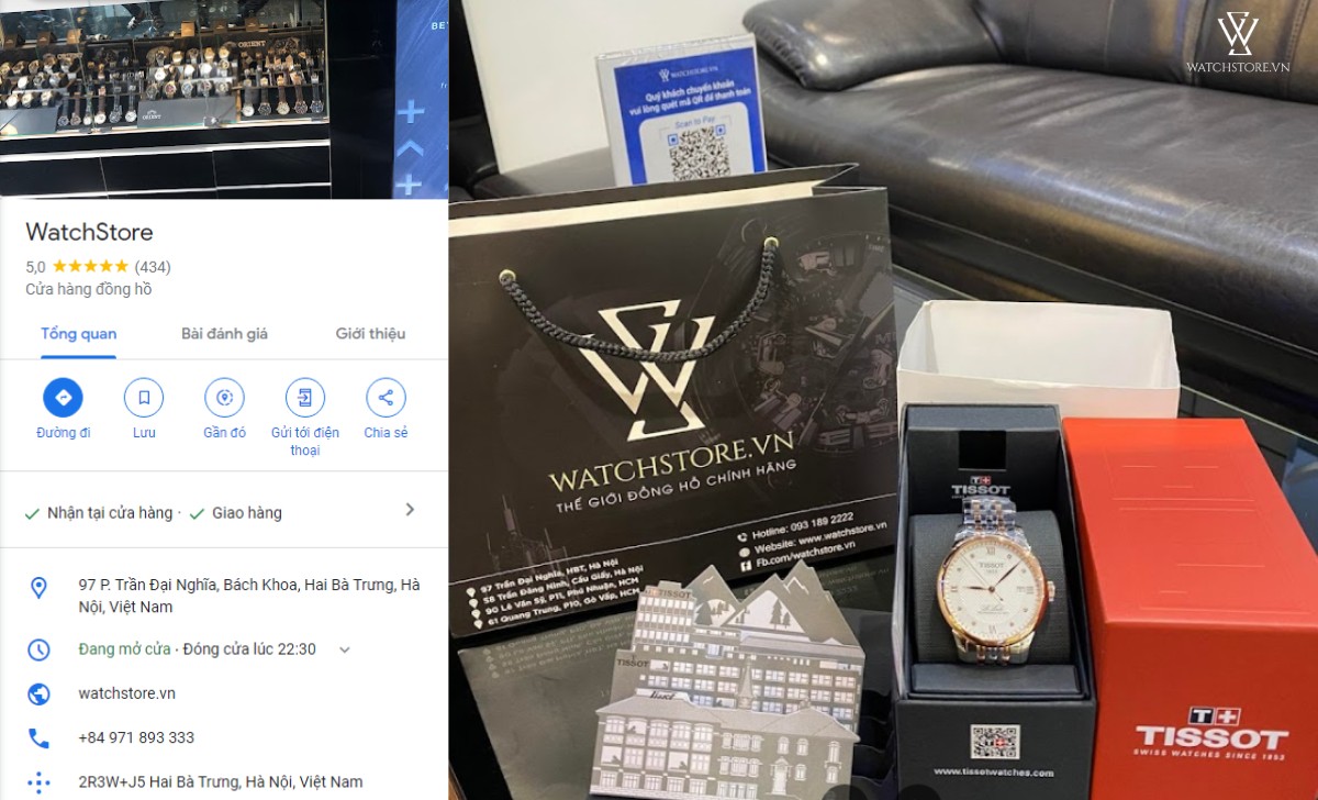 WatchStore - 97 Trần Đại Nghĩa, Hai Bà Trưng, Hà Nội 3 đánh giá google map WatchStore Trần Đại Nghĩa