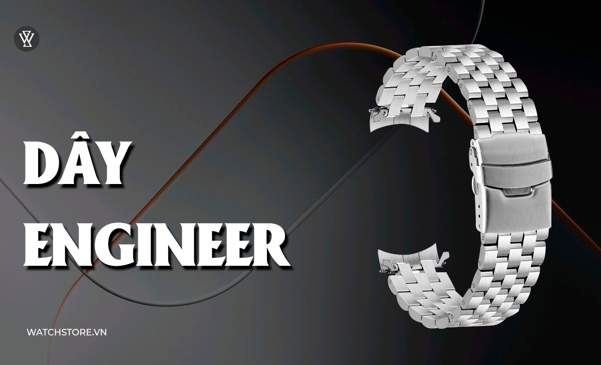 23 kiểu dây đồng hồ kim loại, da, vải, cao su đẹp nên đeo 5 Dây Engineer