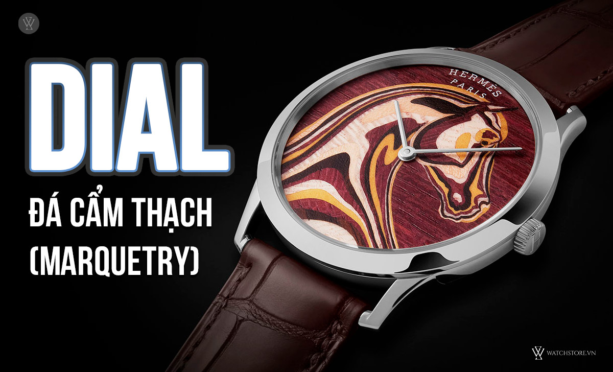 Dial đồng hồ là gì? Chi tiết 30 loại mặt số cần biết 23 Dial đá cẩm thạch