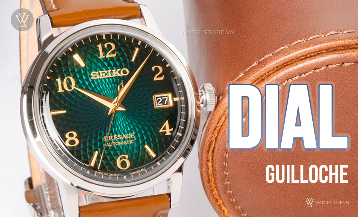 Dial đồng hồ là gì? Chi tiết 30 loại mặt số cần biết 5 Dial Guilloche