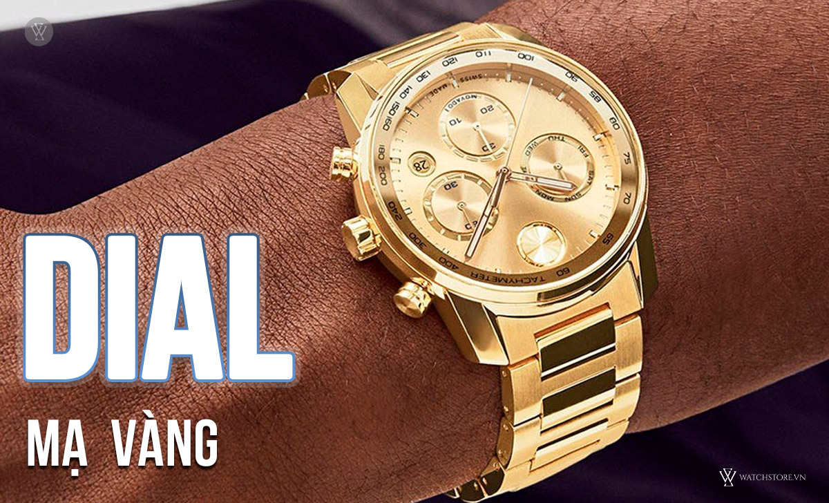 Dial đồng hồ là gì? Chi tiết 30 loại mặt số cần biết 22 Dial mạ vàng