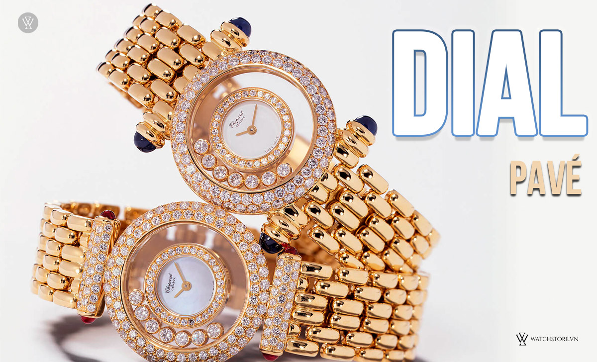 Dial đồng hồ là gì? Chi tiết 30 loại mặt số cần biết 12 Dial Pavé