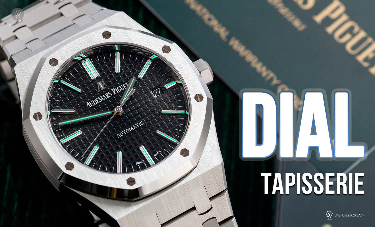 Dial đồng hồ là gì? Chi tiết 30 loại mặt số cần biết 14 Dial Tapisserie