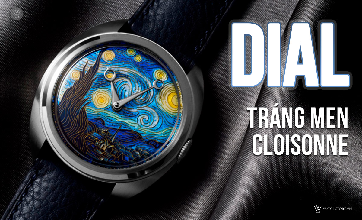 Dial đồng hồ là gì? Chi tiết 30 loại mặt số cần biết 17 Dial tráng men Cloisonne