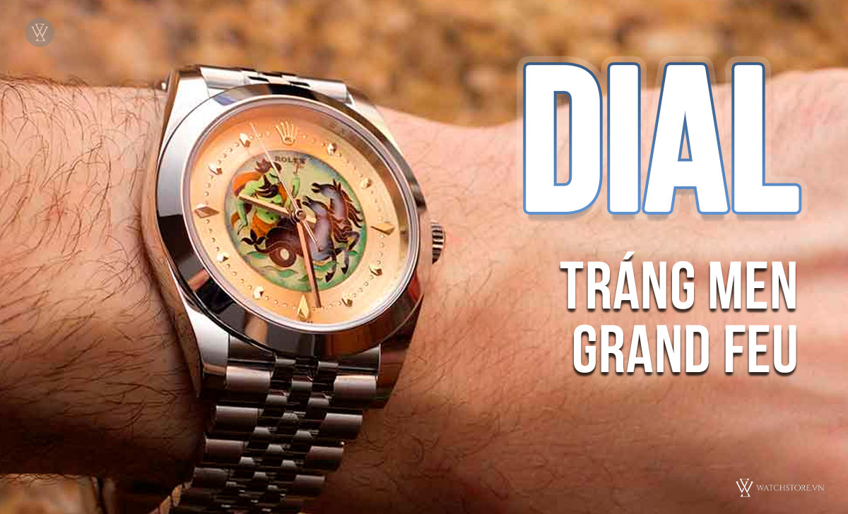 Dial đồng hồ là gì? Chi tiết 30 loại mặt số cần biết 18 Dial tráng men Grand Feu