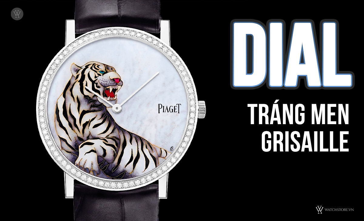 Dial đồng hồ là gì? Chi tiết 30 loại mặt số cần biết 21 Dial tráng men Grisaille