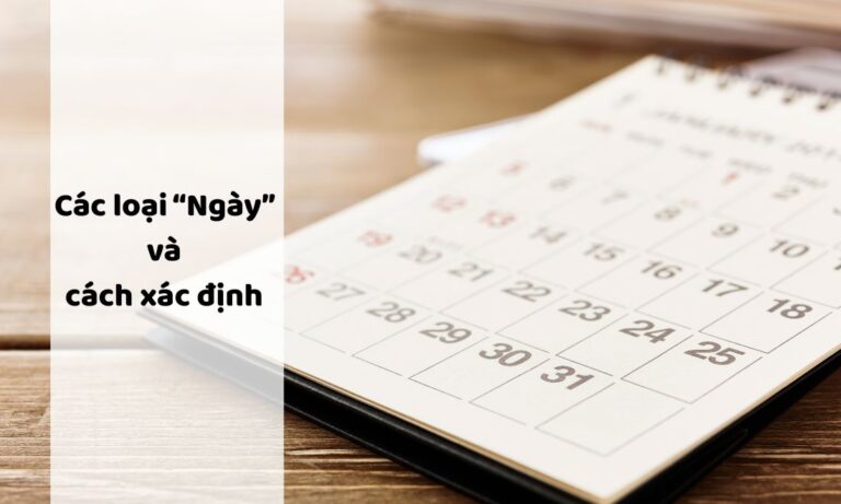 Ví dụ về cách sử dụng từ ngày trong đời sống hàng ngày