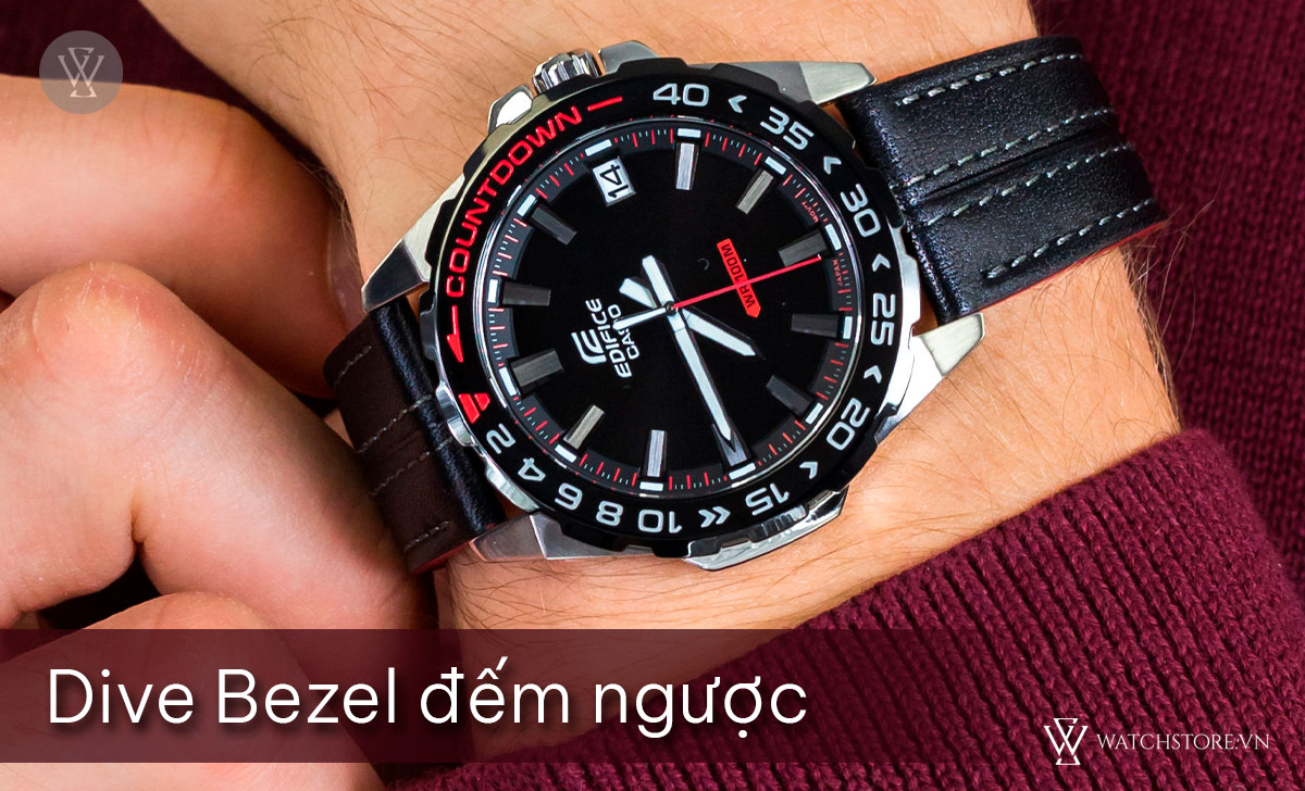 Bezel trên đồng hồ là gì? Phân loại chi tiết từ A-Z 3 Dive Bezel đếm ngược