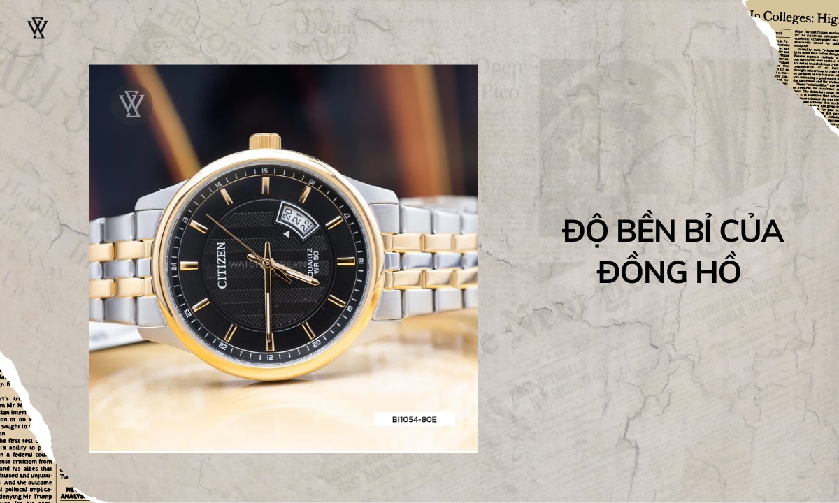 Con trai nên mua đồng hồ dây da hay dây kim loại 7 Độ bền bỉ của dây đeo đồng hồ