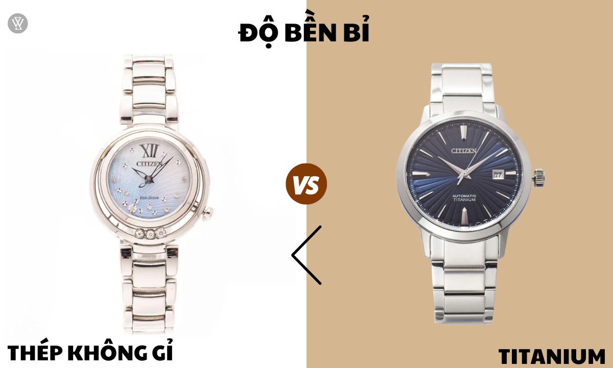 So sánh đồng hồ titanium và đồng hồ thép không gỉ 9 Đồng hồ làm từ titanium bền hơn đồng hồ làm từ thép không gỉ