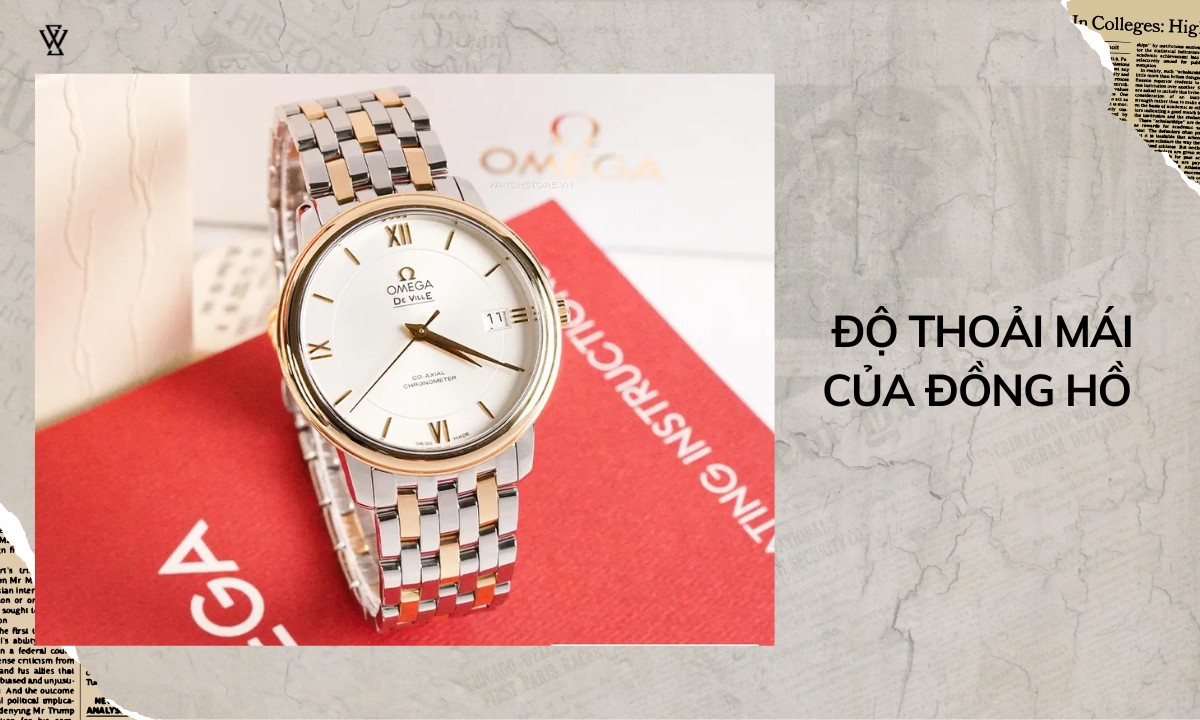 Con trai nên mua đồng hồ dây da hay dây kim loại 6 Độ thoải mái của đồng hồ