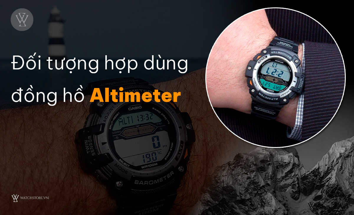Đối tượng dùng đồng hồ Altimeter