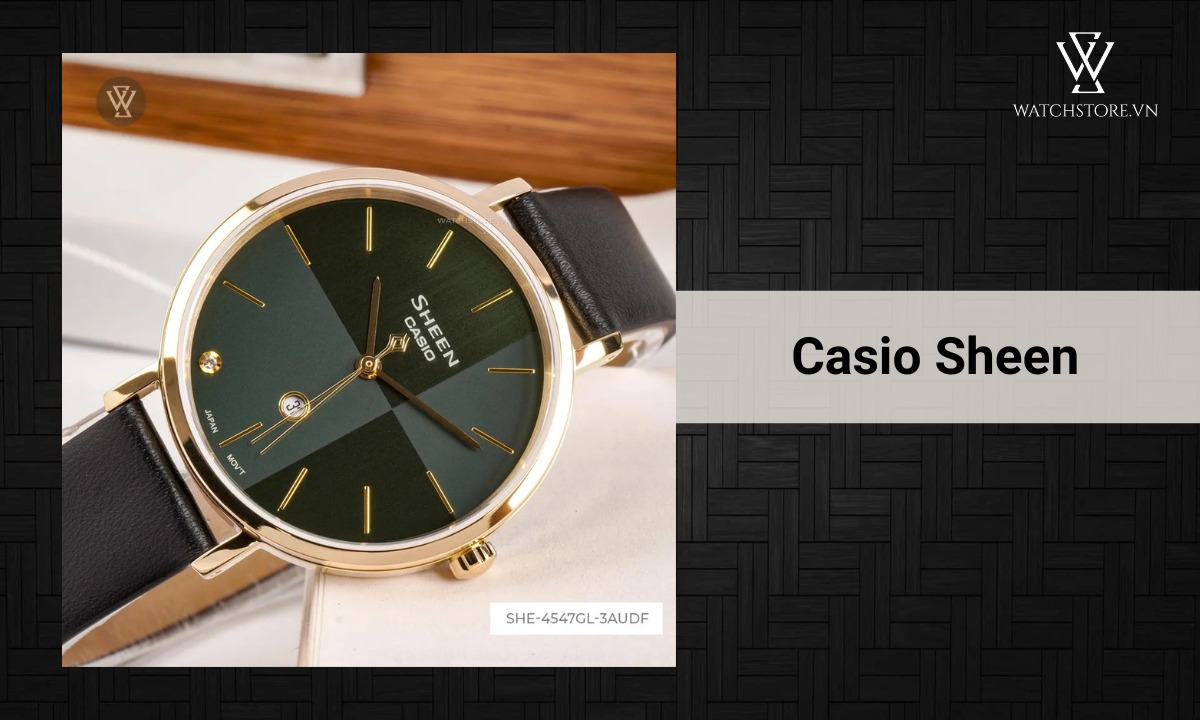 Casio Sheen chống nước ổn