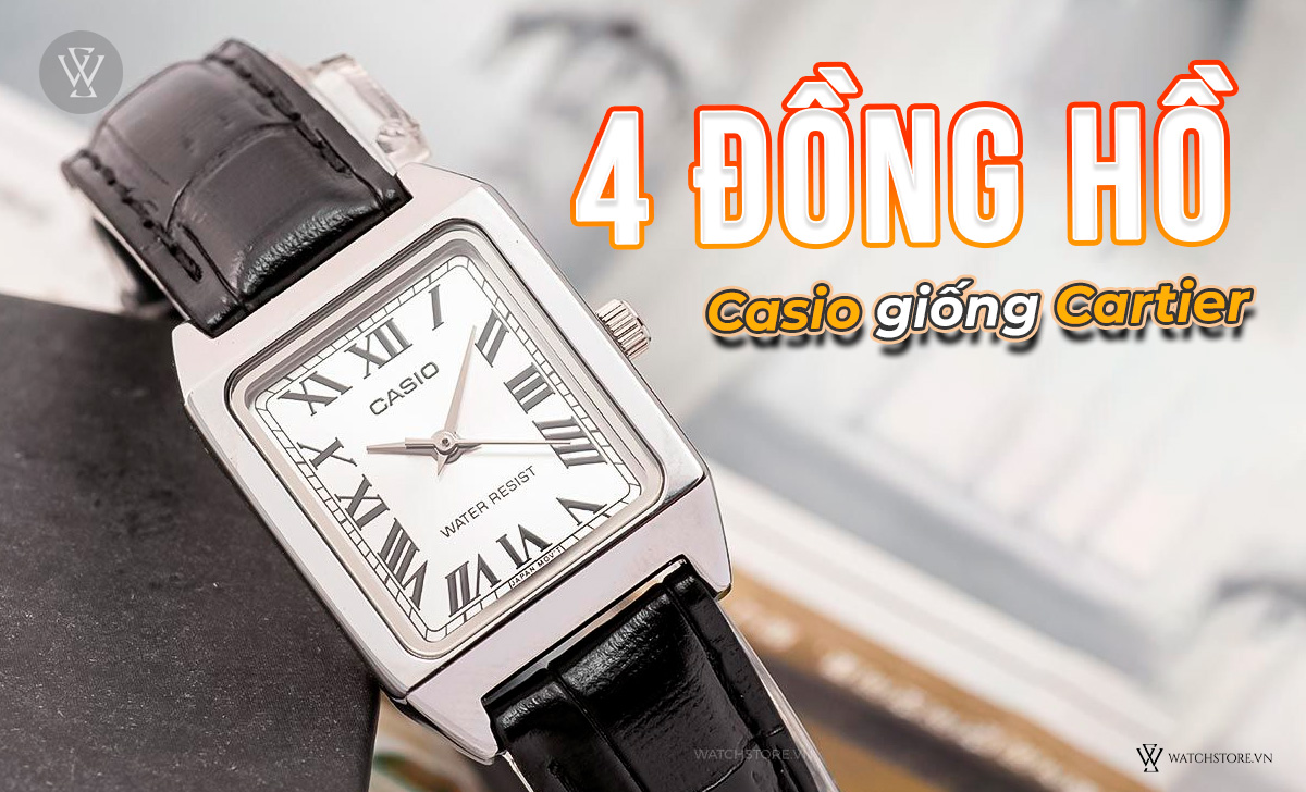 đồng hồ Casio giống Cartier