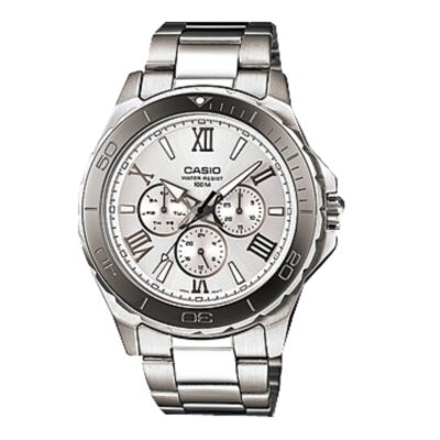 Đồng hồ Casio 44.6mm Nam MTD-1075D-7AVDF chính hãng Ảnh sản phẩm Casio 44.6mm Nam MTD-1075D-7AVDF