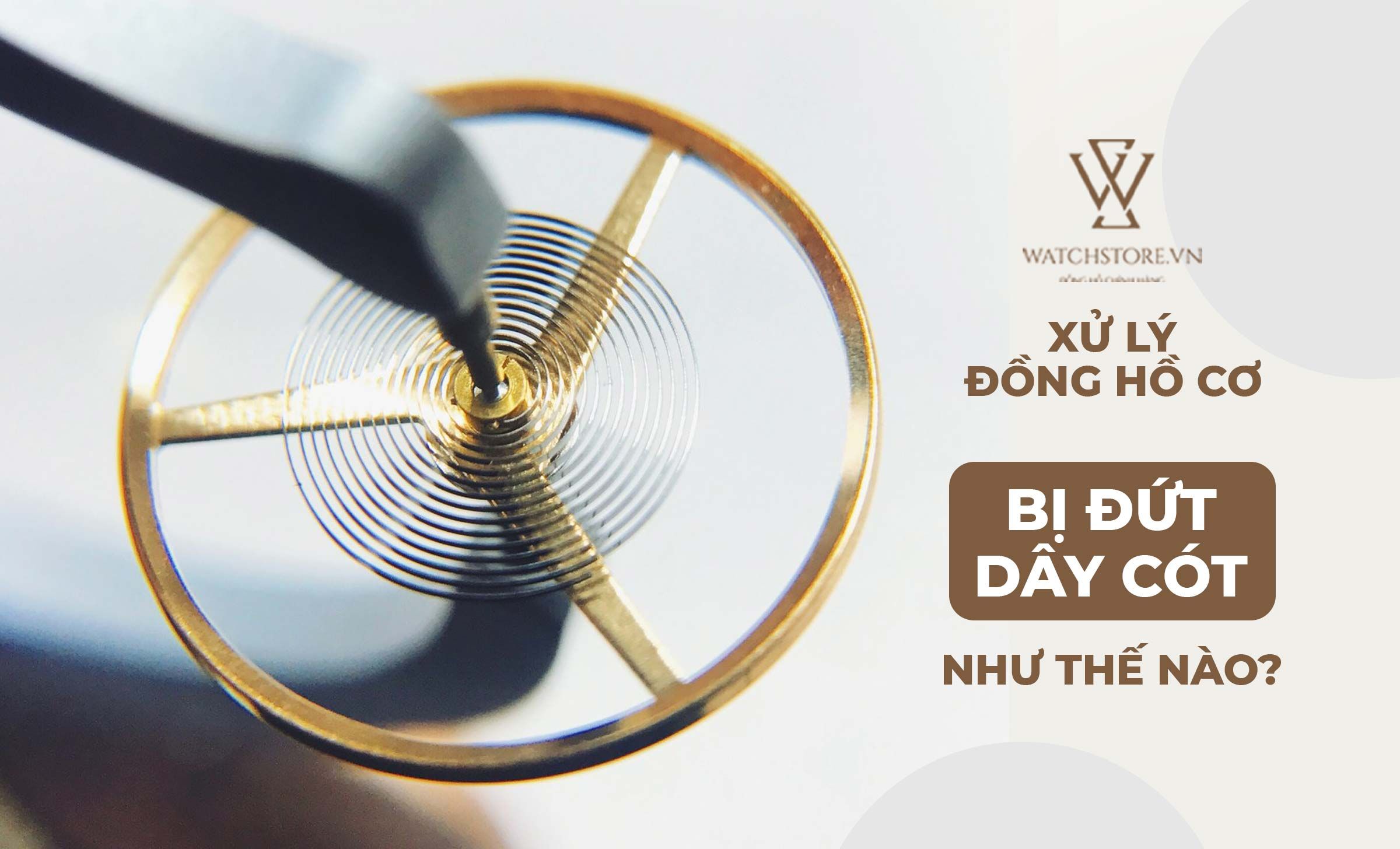 Xử lý đồng hồ cơ bị đứt dây cót như thế nào? - Ảnh 1