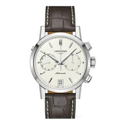 Đồng hồ Longines 42mm Nam L4.829.4.92.2 chính hãng Ảnh sản phẩm Longines 42mm Nam L4.829.4.92.2