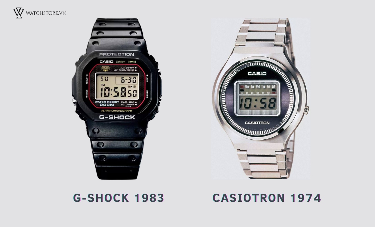 Chuyện 4 anh em Casio thành lập thương hiệu đồng hồ rẻ bền 12 g-shock 1983 CASIOTRON 1974
