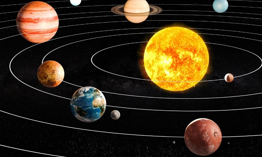 Trái Đất nằm ở vị trí thứ ba trong hệ Mặt Trời