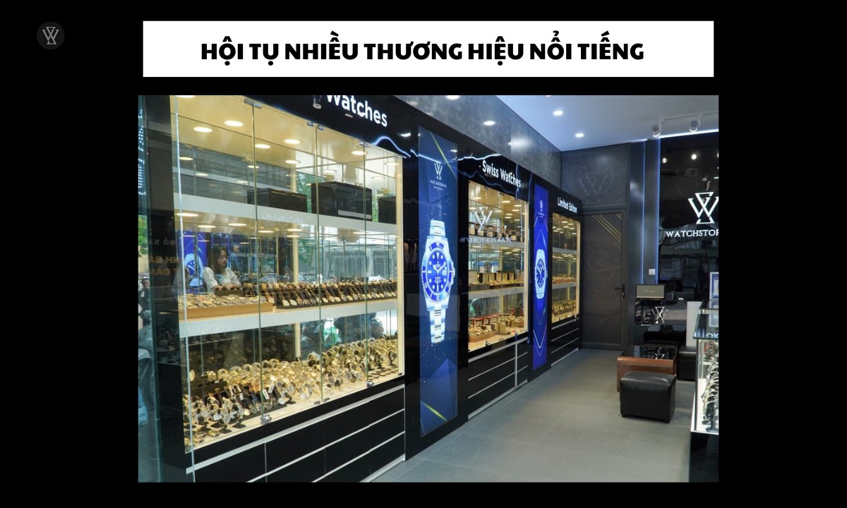 Nhiều thương hiệu nổi tiếng 