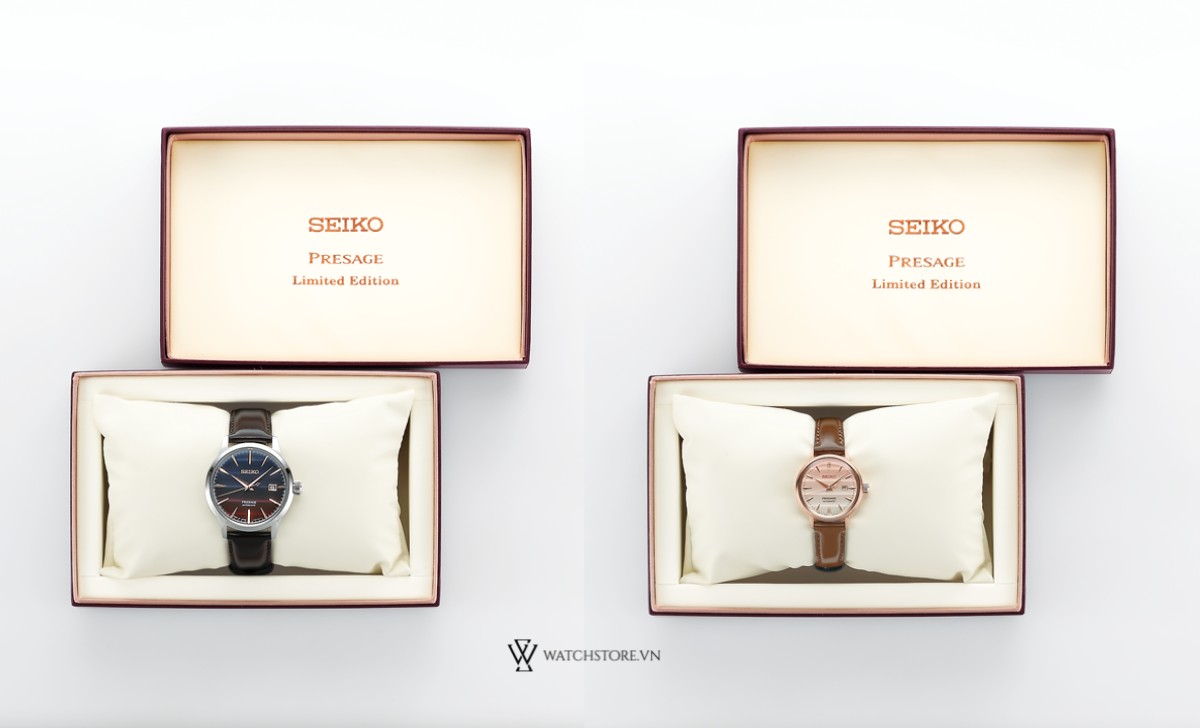 2 mẫu đồng hồ mới Seiko Cocktail Time STAR BAR Limited 2024 5 hộp đựng đồng hồ Seiko Cocktail Limited 2024