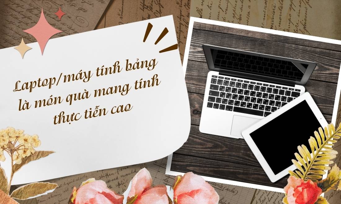 Laptop/ máy tính bảng là công cụ học tập cần thiết cho con
