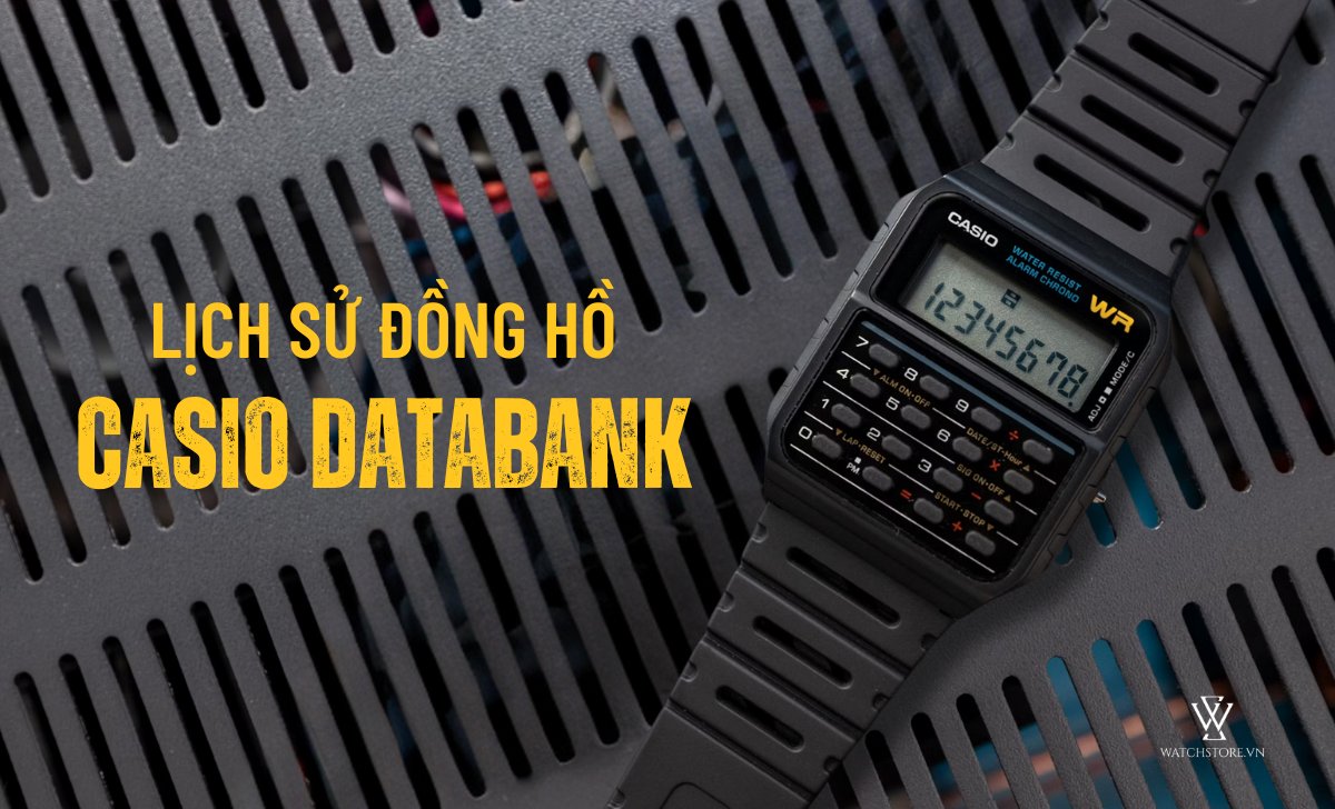 Lịch sử đồng hồ Casio Databank