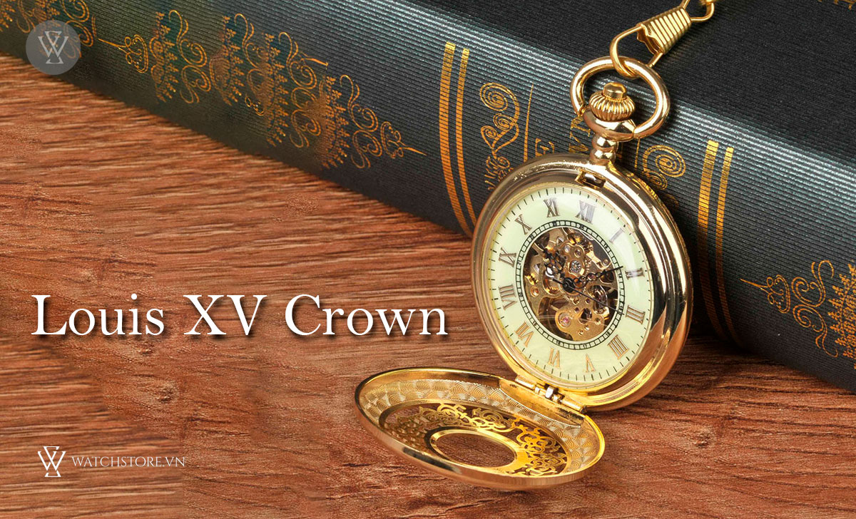 Crown là gì trên đồng hồ? 5 loại núm vặn thường gặp 4 Louis XV Crown