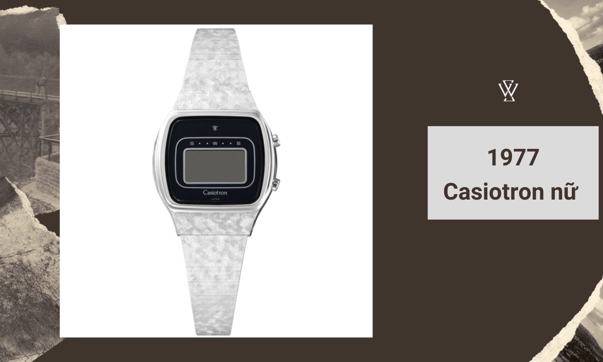 Đồng hồ Casio thập niên 1970 5 Phiên bản đồng hồ mạ vàng 18K tăng thêm vẻ sang trọng