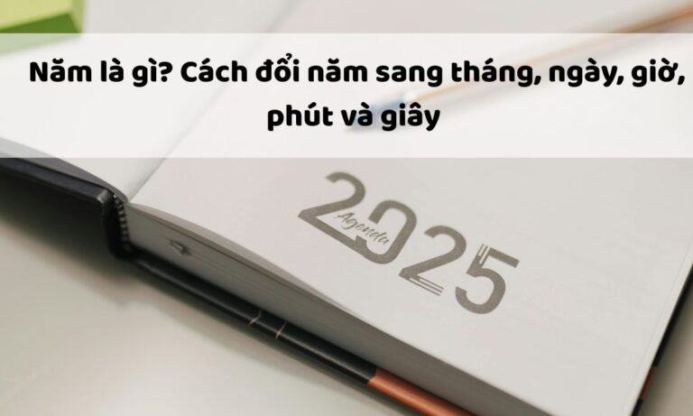 Năm Là Gì? Cách Đổi Năm Sang Tháng, Ngày, Giờ, Phút Và Giây 3 Năm Là Gì? Cách Đổi Năm Sang Tháng, Ngày, Giờ, Phút Và Giây