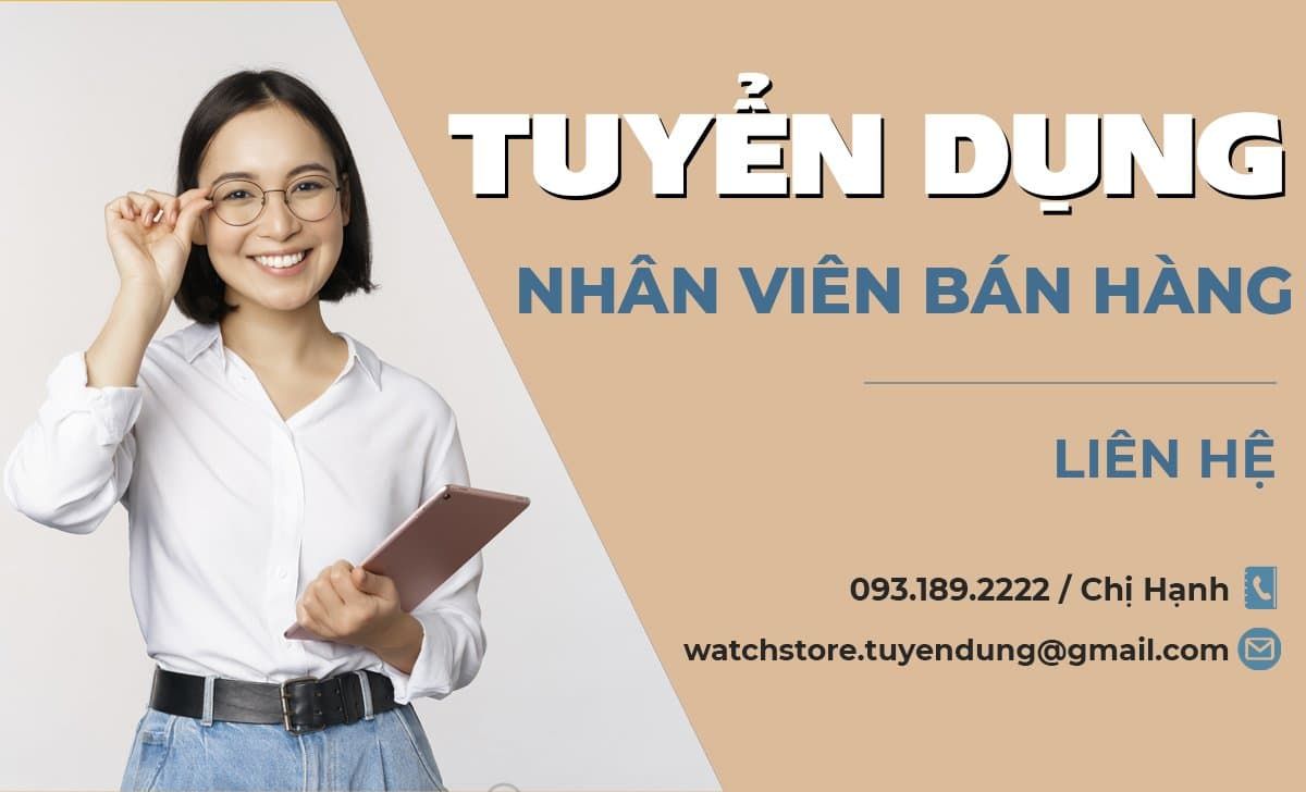 Nhân viên tư vấn bán hàng đồng hồ - Ảnh 1