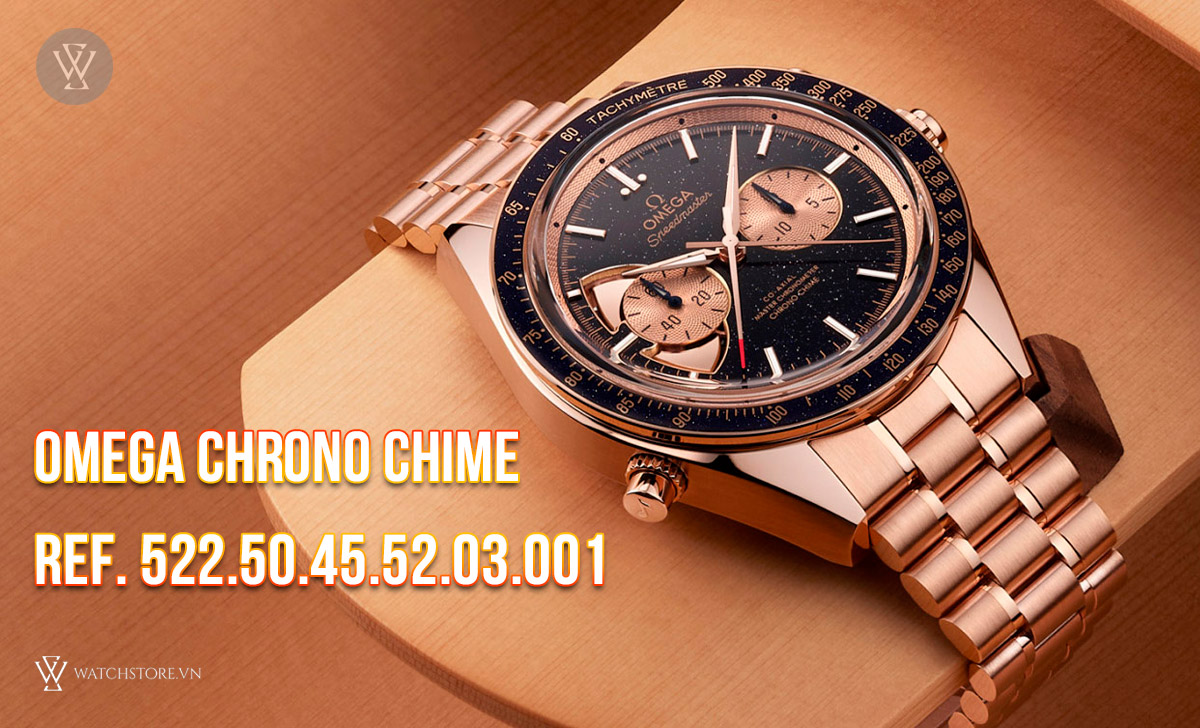 Minute Repeater trên đồng hồ là gì? Cơ chế hoạt động cụ thể 8 Omega Chrono Chime 522.50.45.52.03.001