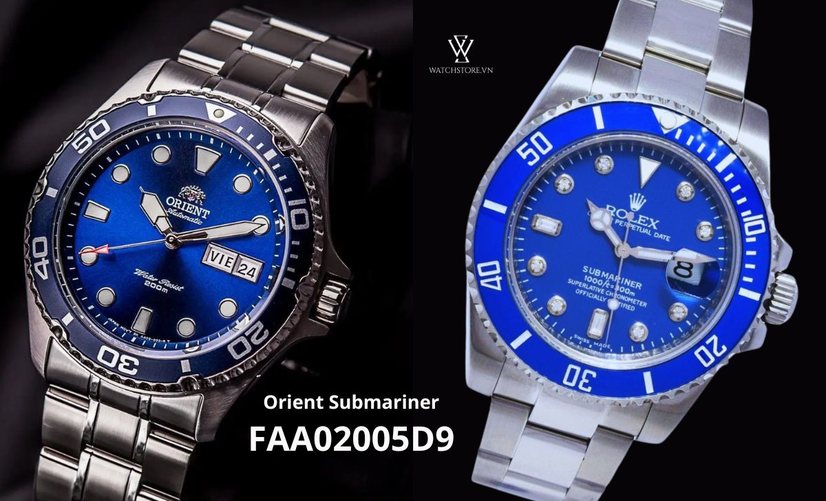 11 mẫu đồng hồ Orient tiểu Rolex đẹp dưới 10 triệu nên mua 11 Orient Submariner FAA02005D9