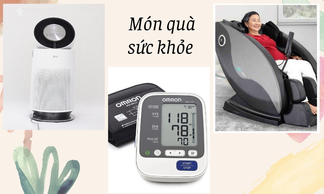 qua tang cham soc suc khoe tien ich hang ngay cho ba