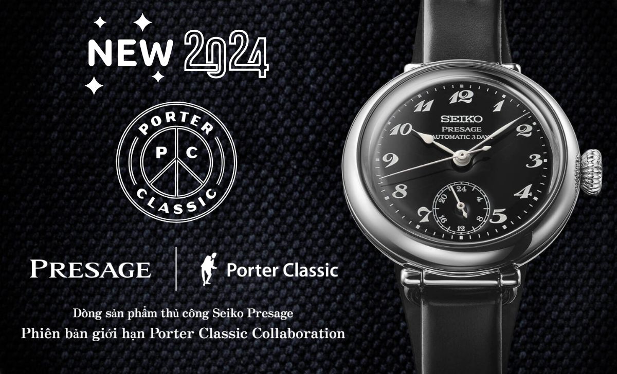 Seiko x Porter Classic hợp tác tân trang mẫu đồng hồ mới Presage Laurel Limited 1 Seiko Porter Classic hợp tác đồng hồ mới Presage